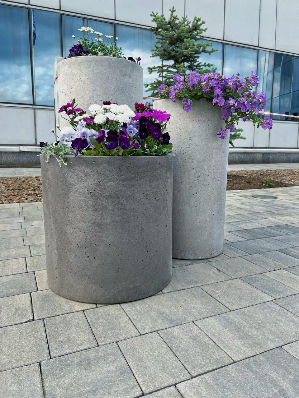 Кашпо круглое