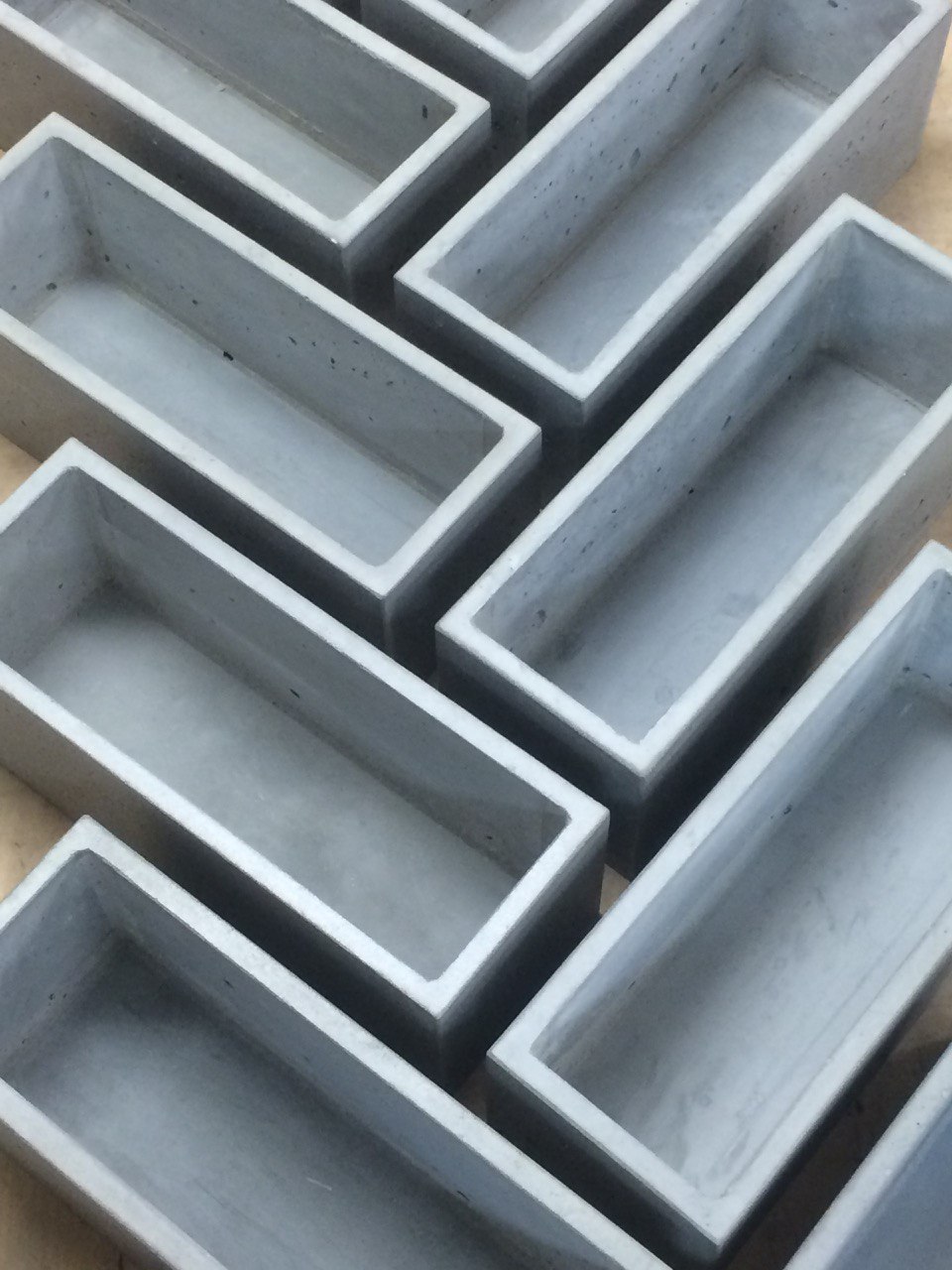 Кашпо прямугольное